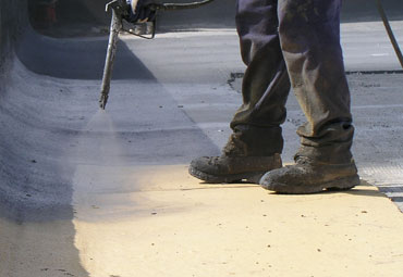 Coating systems over Newark spray foam roof systems
